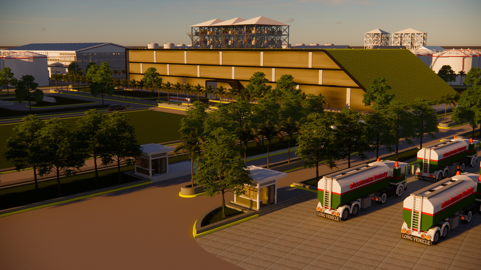 Industry Fatty Amine Bontang East Kalimantan Indonesia