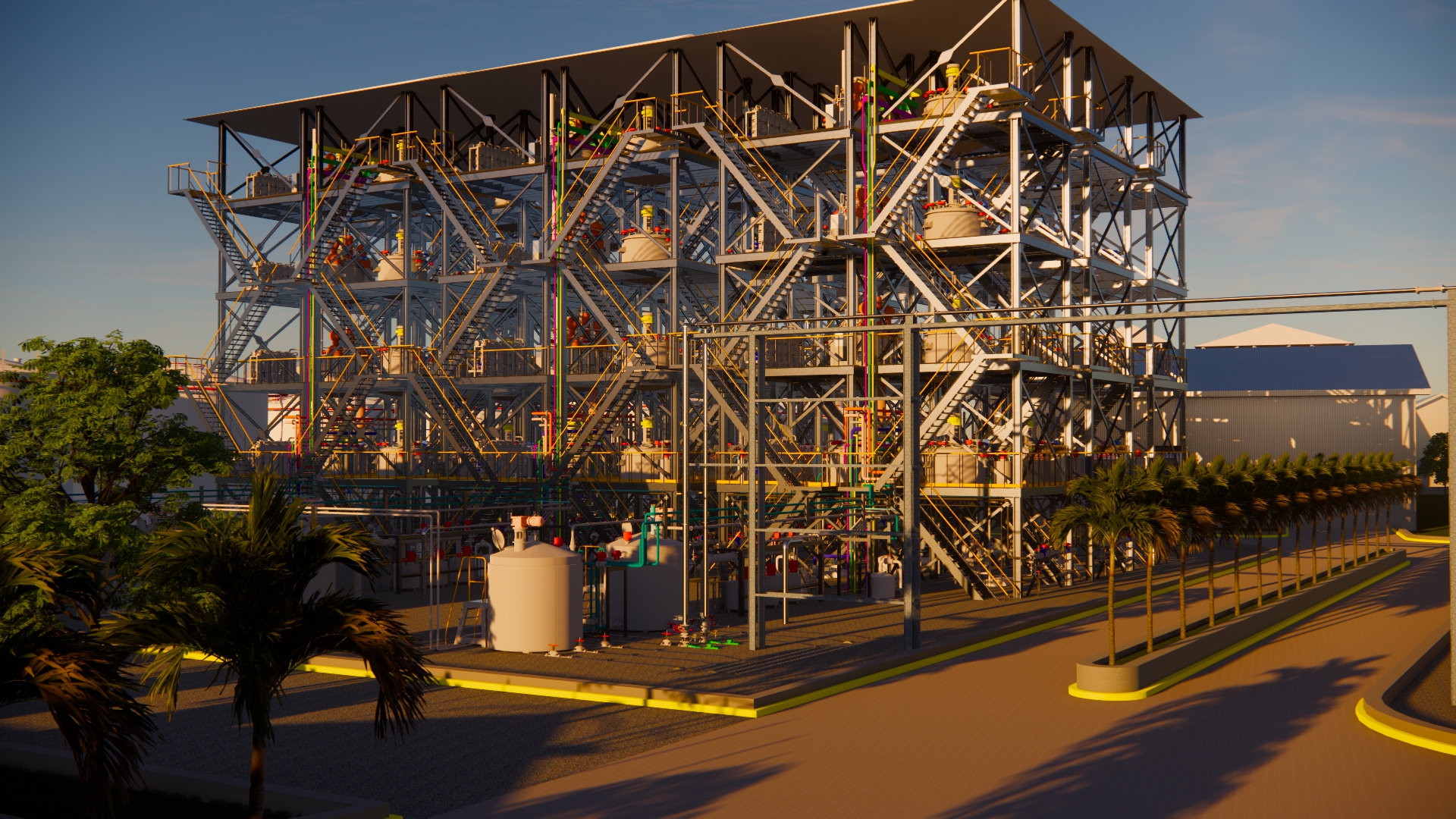 Industry Fatty Amine Bontang East Kalimantan Indonesia