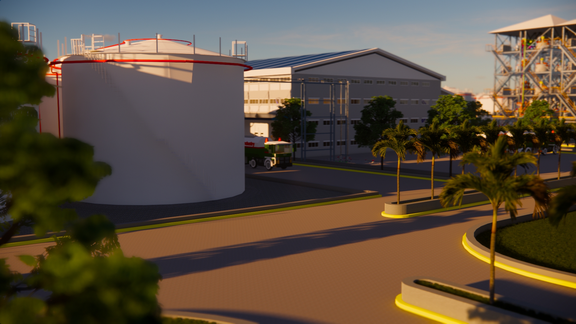 Industry Fatty Amine Bontang East Kalimantan Indonesia