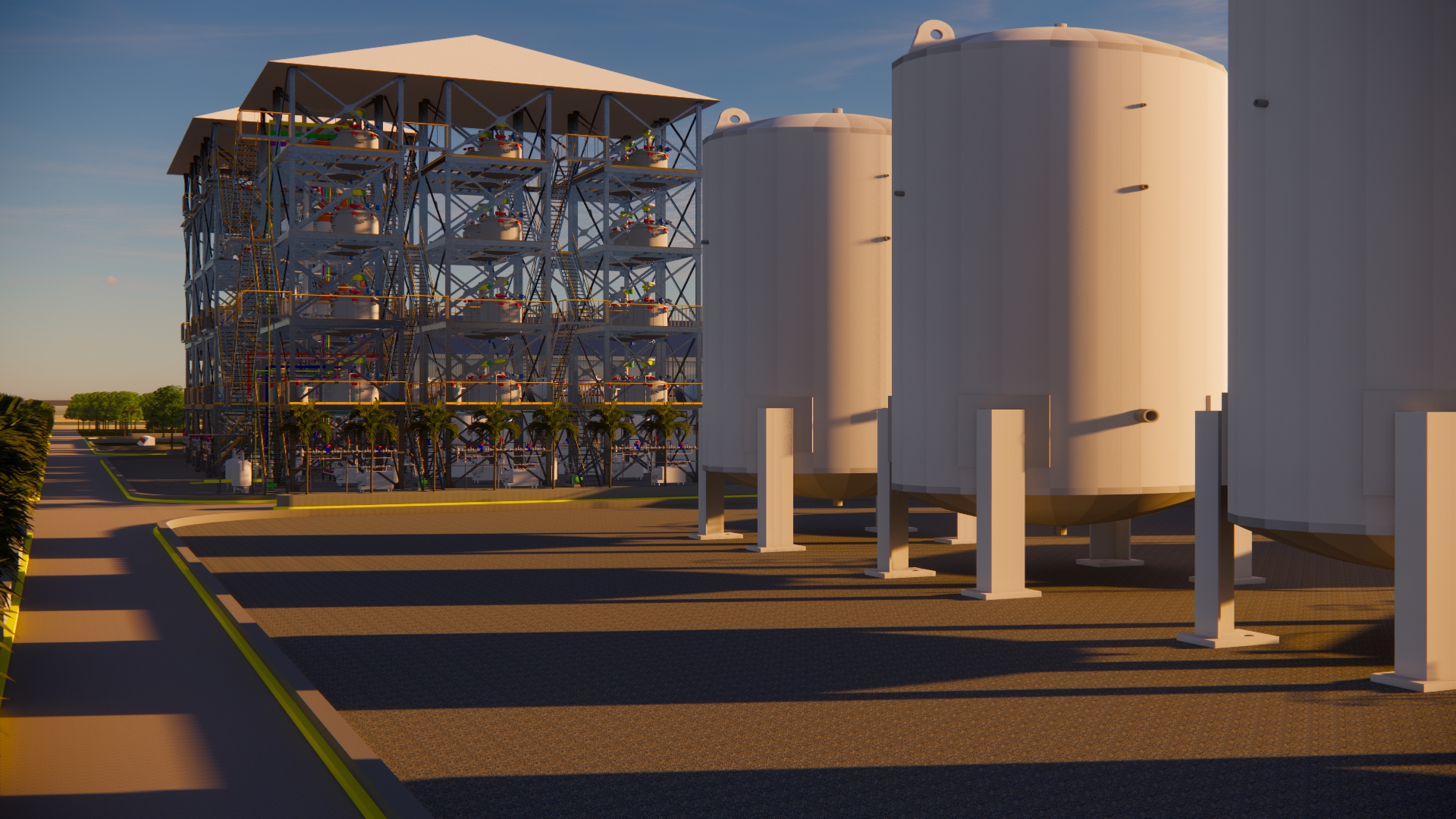 Industry Fatty Amine Bontang East Kalimantan Indonesia